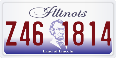 IL license plate Z461814