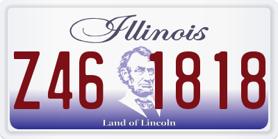 IL license plate Z461818