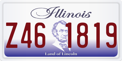 IL license plate Z461819