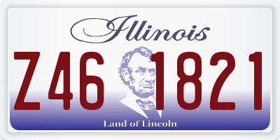 IL license plate Z461821