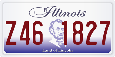 IL license plate Z461827