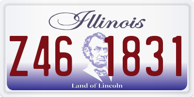 IL license plate Z461831