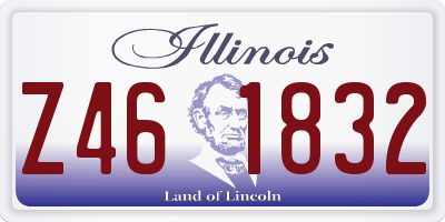 IL license plate Z461832