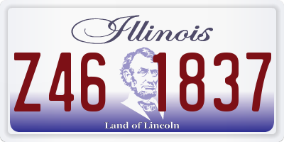 IL license plate Z461837