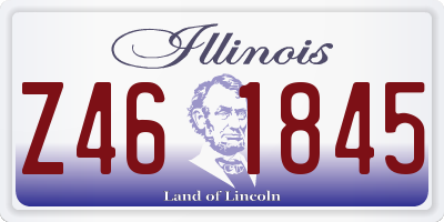 IL license plate Z461845
