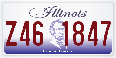 IL license plate Z461847