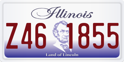 IL license plate Z461855
