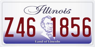 IL license plate Z461856