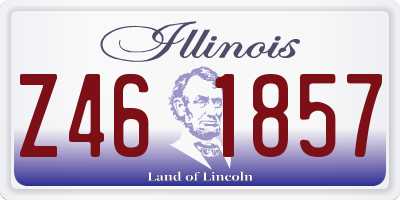 IL license plate Z461857