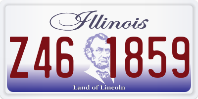 IL license plate Z461859