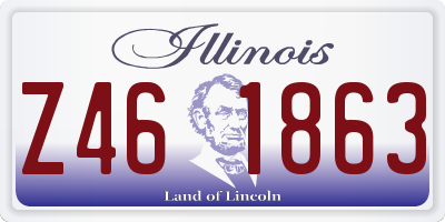 IL license plate Z461863