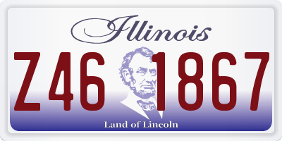 IL license plate Z461867