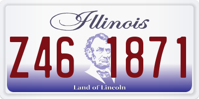 IL license plate Z461871