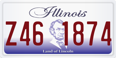 IL license plate Z461874