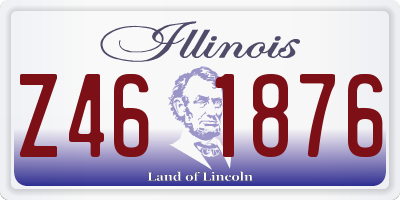 IL license plate Z461876