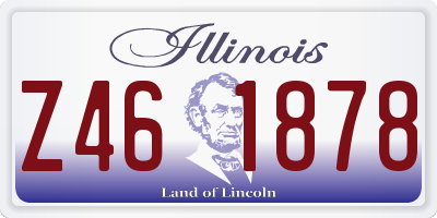 IL license plate Z461878