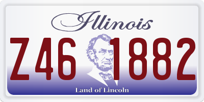 IL license plate Z461882