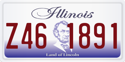IL license plate Z461891