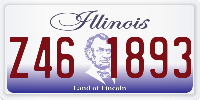IL license plate Z461893