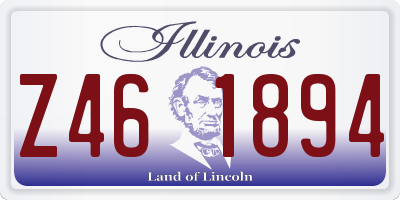 IL license plate Z461894
