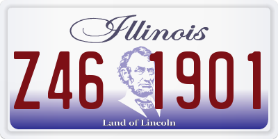 IL license plate Z461901