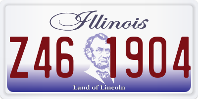 IL license plate Z461904