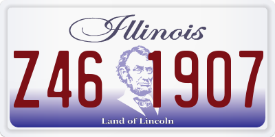 IL license plate Z461907