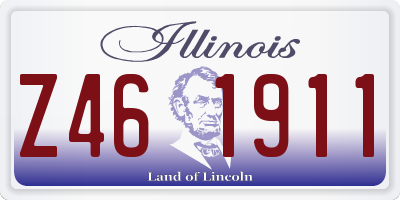 IL license plate Z461911