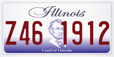 IL license plate Z461912