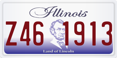 IL license plate Z461913