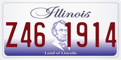 IL license plate Z461914