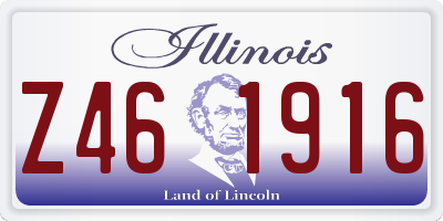 IL license plate Z461916