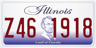 IL license plate Z461918
