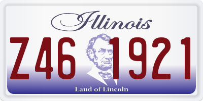 IL license plate Z461921