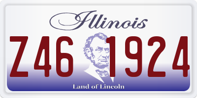 IL license plate Z461924