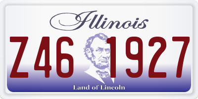 IL license plate Z461927