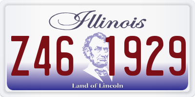 IL license plate Z461929