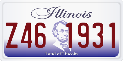 IL license plate Z461931