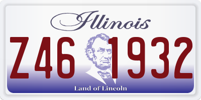 IL license plate Z461932