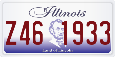 IL license plate Z461933