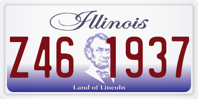 IL license plate Z461937