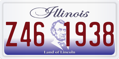 IL license plate Z461938