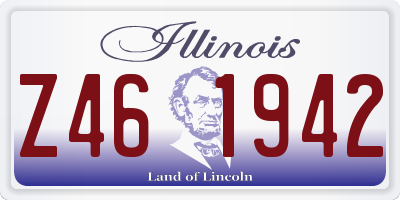 IL license plate Z461942