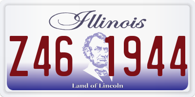 IL license plate Z461944