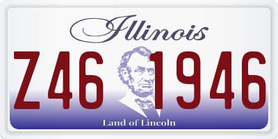 IL license plate Z461946