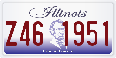 IL license plate Z461951