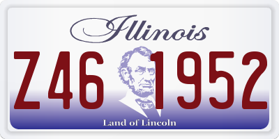IL license plate Z461952