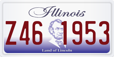 IL license plate Z461953