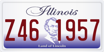 IL license plate Z461957