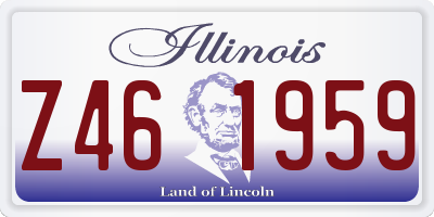 IL license plate Z461959